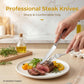 Silverware Set for 8, 48-Pieces Cutlery Set with Steak Knives, Stainless Steel Flatware Set Include Forks and Spoons Set, Dishwasher Safe Utensil Sets for Home Restaurant