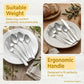 Silverware Set for 8, 48-Pieces Cutlery Set with Steak Knives, Stainless Steel Flatware Set Include Forks and Spoons Set, Dishwasher Safe Utensil Sets for Home Restaurant