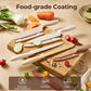 Knife Set, 12 PCS Kitchen Knife Set, Stainless Steel Kitchen Knives with Blade Guard, Multicolor